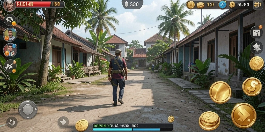 Tampilan grafis yang memukau dan detail dunia game.