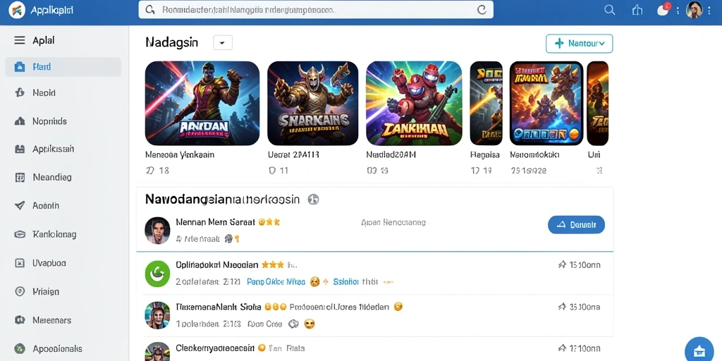Tampilan antarmuka yang bersih dan menarik.