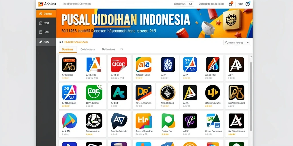 Tampilan menu utama yang menarik.
